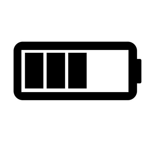 Batteri ikon Vektor illustration