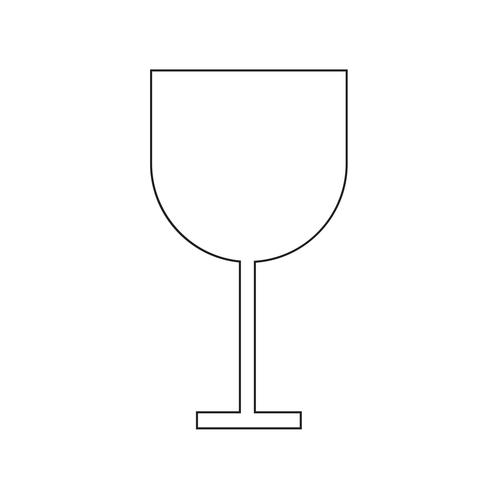 Dricka ikon vektor illustration