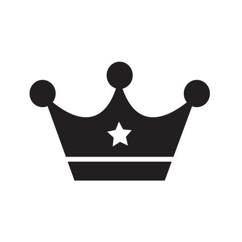 Crown ikon vektor illustration