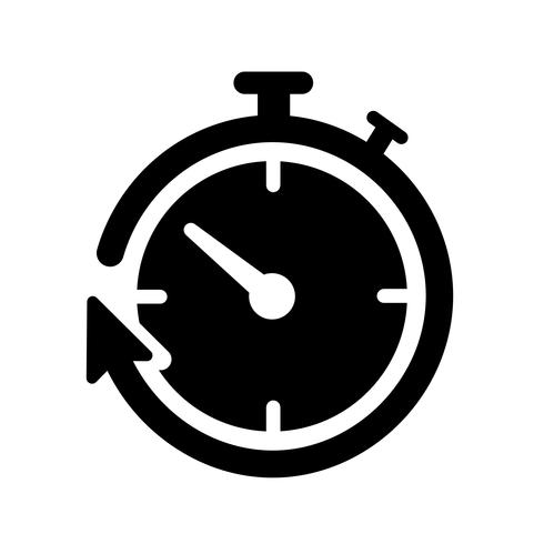 Timer-Symbol Vektor