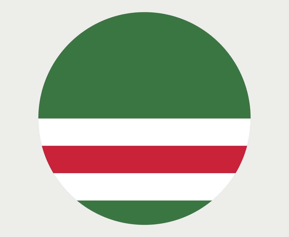 tjetjenska republiken flagga nationella Europa emblem ikon vektor illustration abstrakt designelement