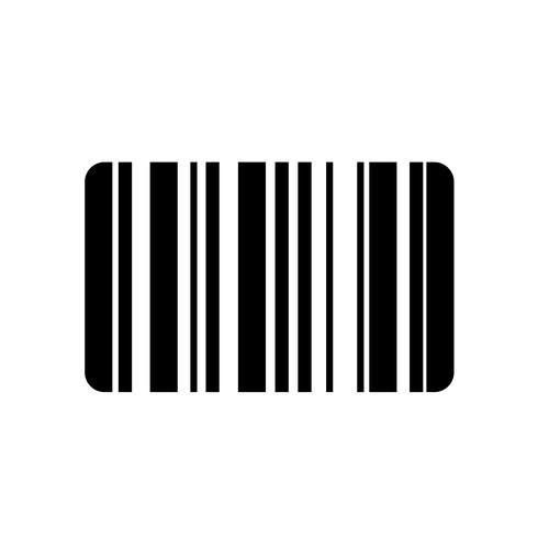 Barcode-Symbol Vektor