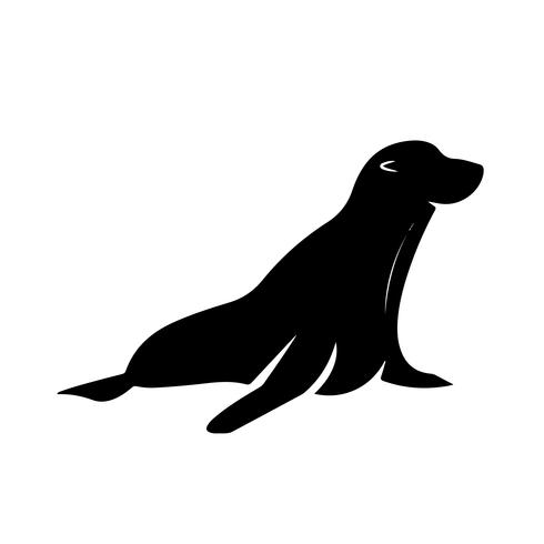 Seehund Symbol Vektor