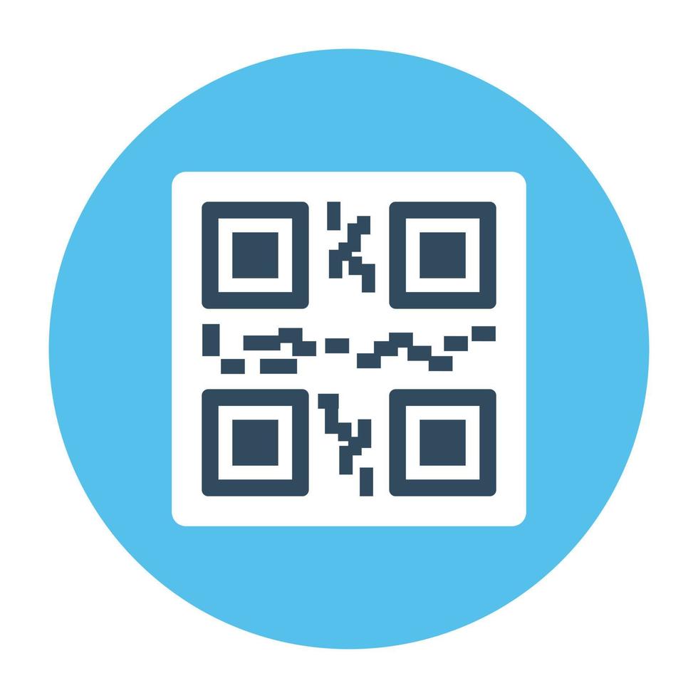 qr-kodkoncept vektor