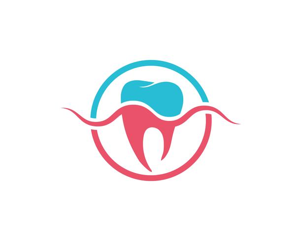 Dental logotyp Mall vektor illustration