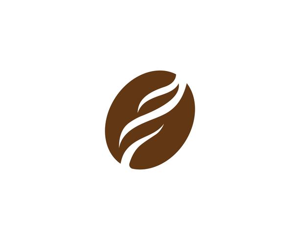 Kaffe logotyp mall vektorikonen vektor