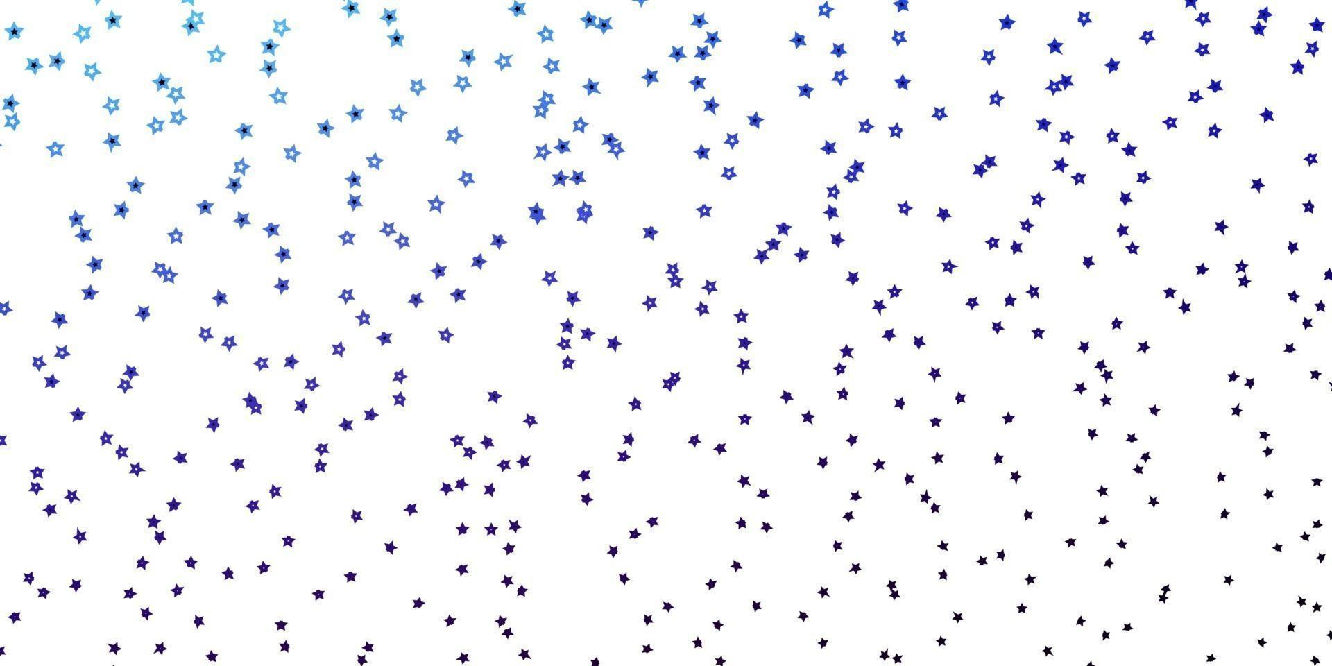 mörkrosa, blå vektorbakgrund med färgglada stjärnor. vektor