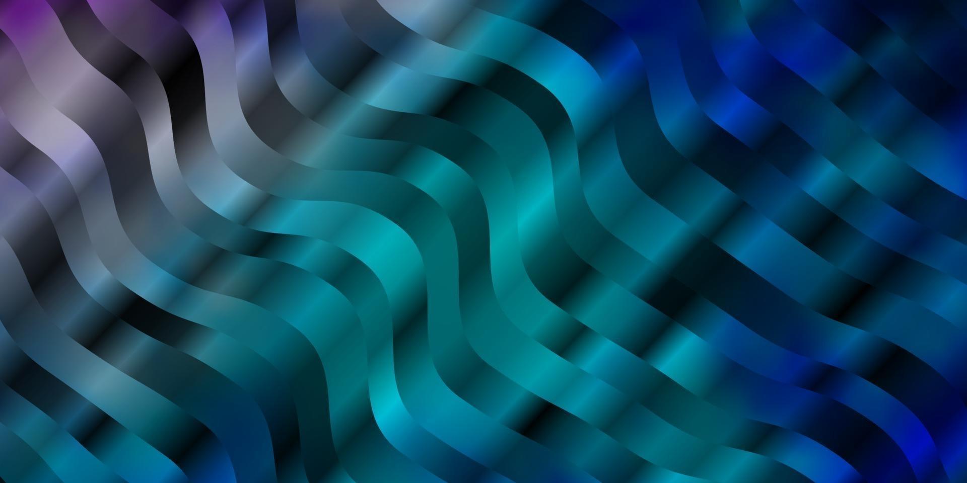 hellrosa, blauer Vektorhintergrund mit Kurven. vektor