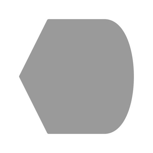 Vektor geometrische Form-Symbol