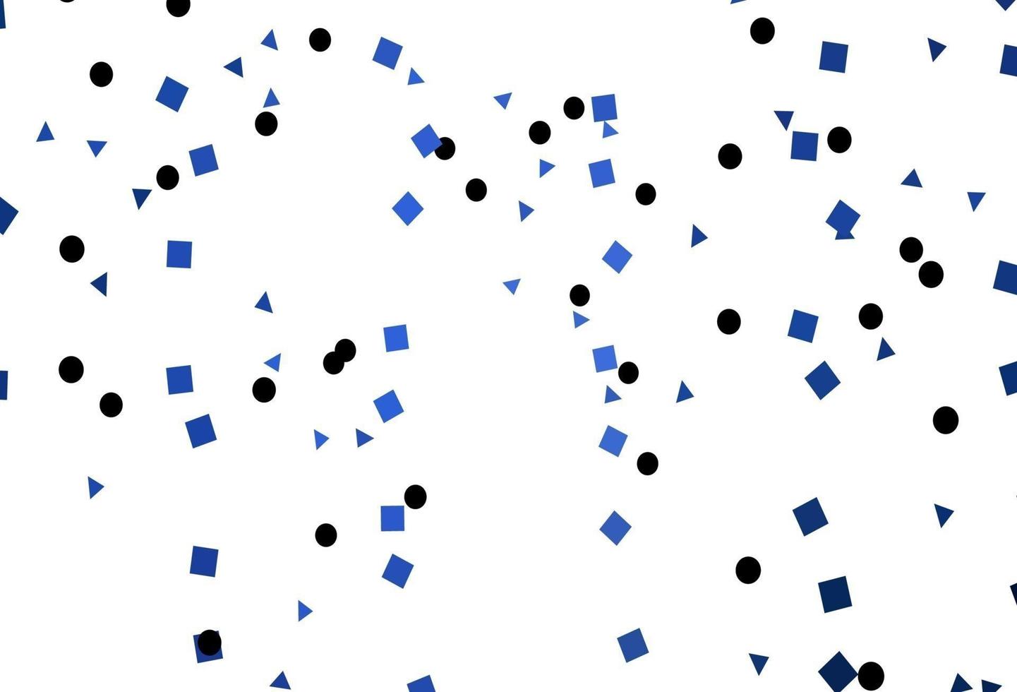 ljusblå vektorlayout med cirklar, linjer, rektanglar. vektor