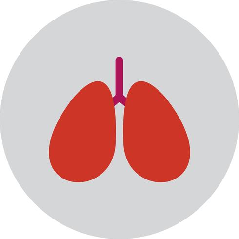 ikon för vektor lungor