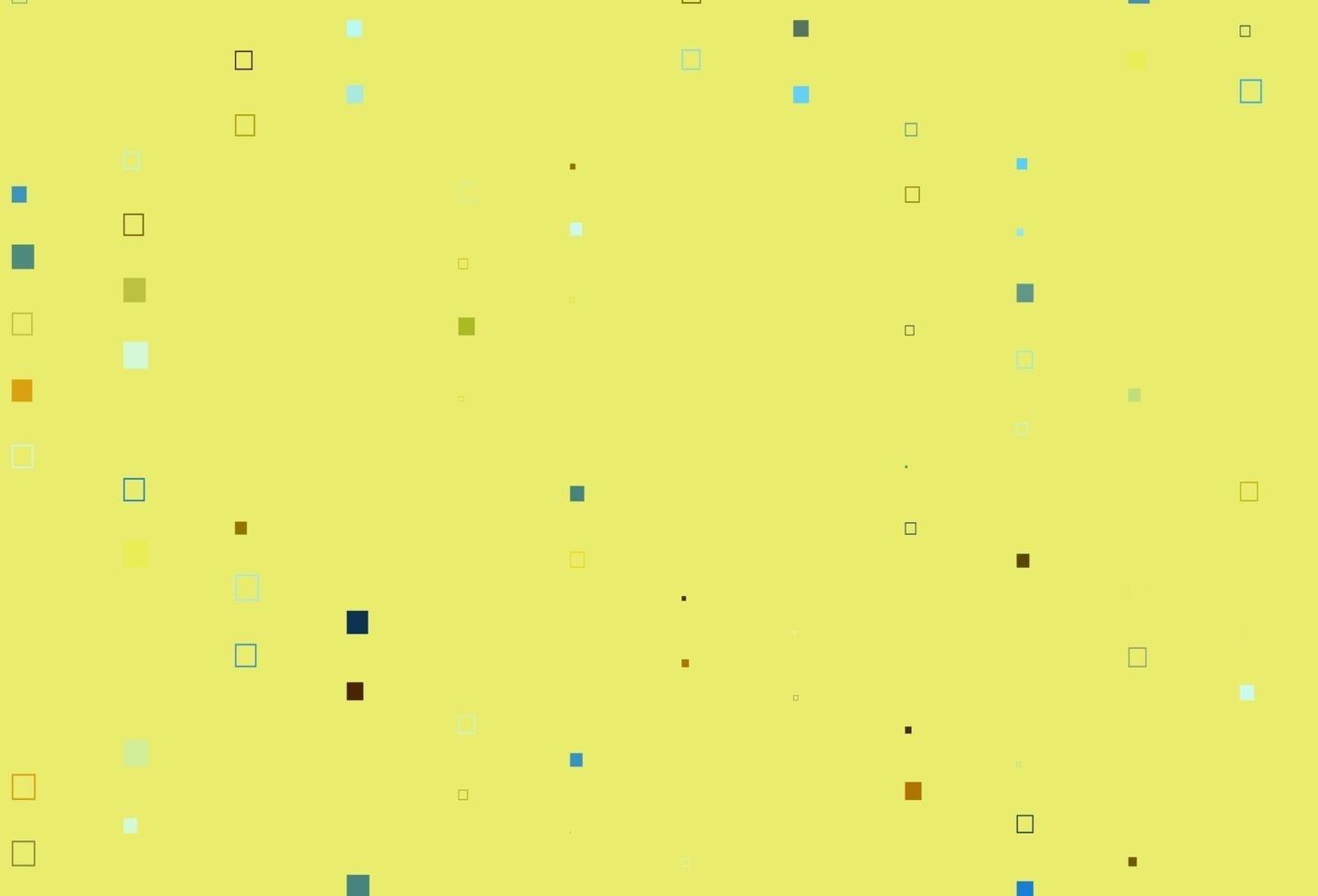 ljusblått, gult vektormönster med kristaller, rektanglar. vektor