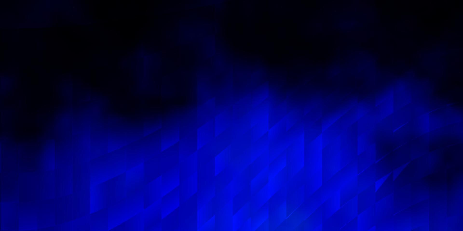 mörkblå vektorlayout med linjer, rektanglar. vektor