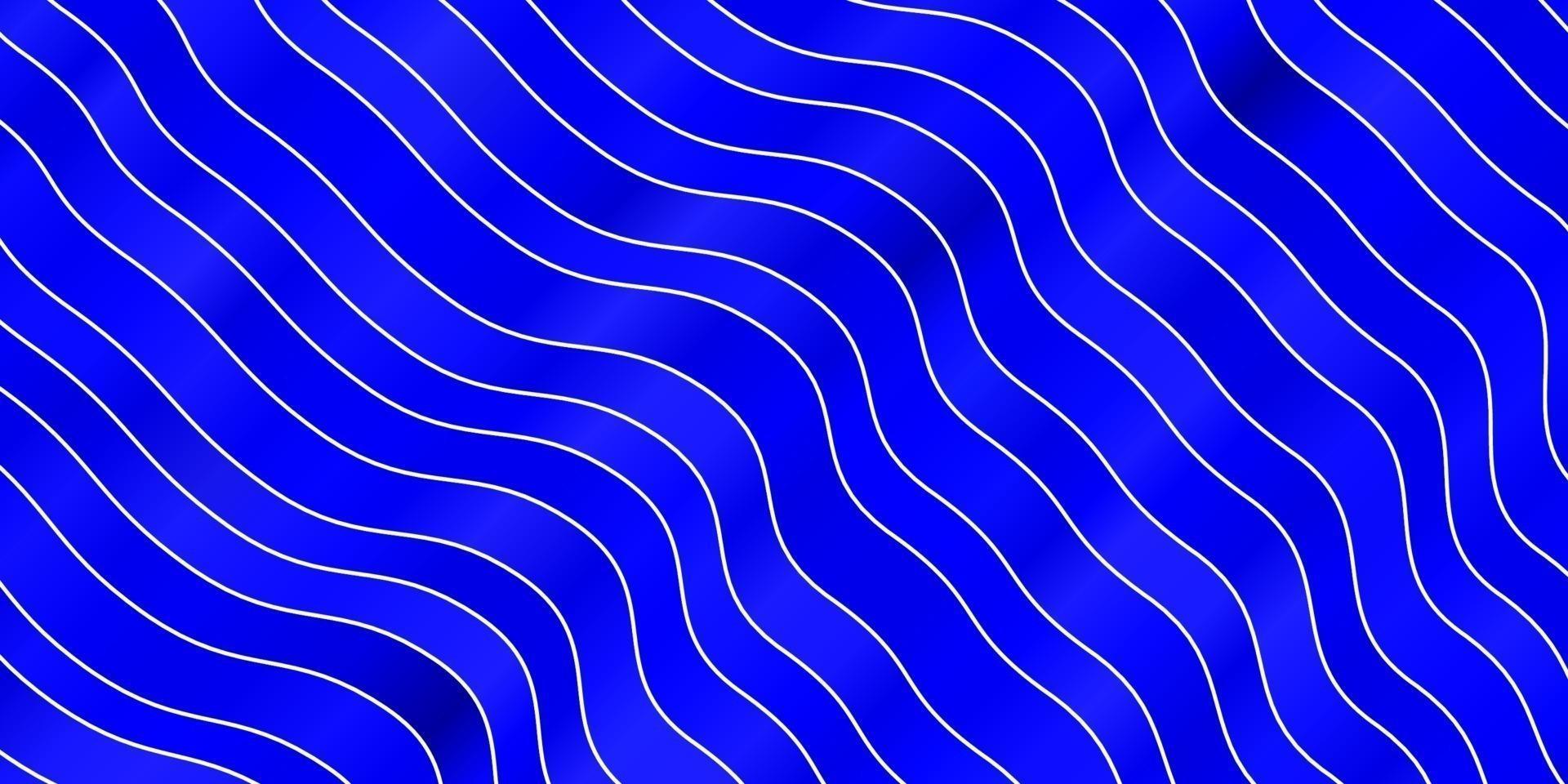 ljusblå vektor bakgrund med böjda linjer.