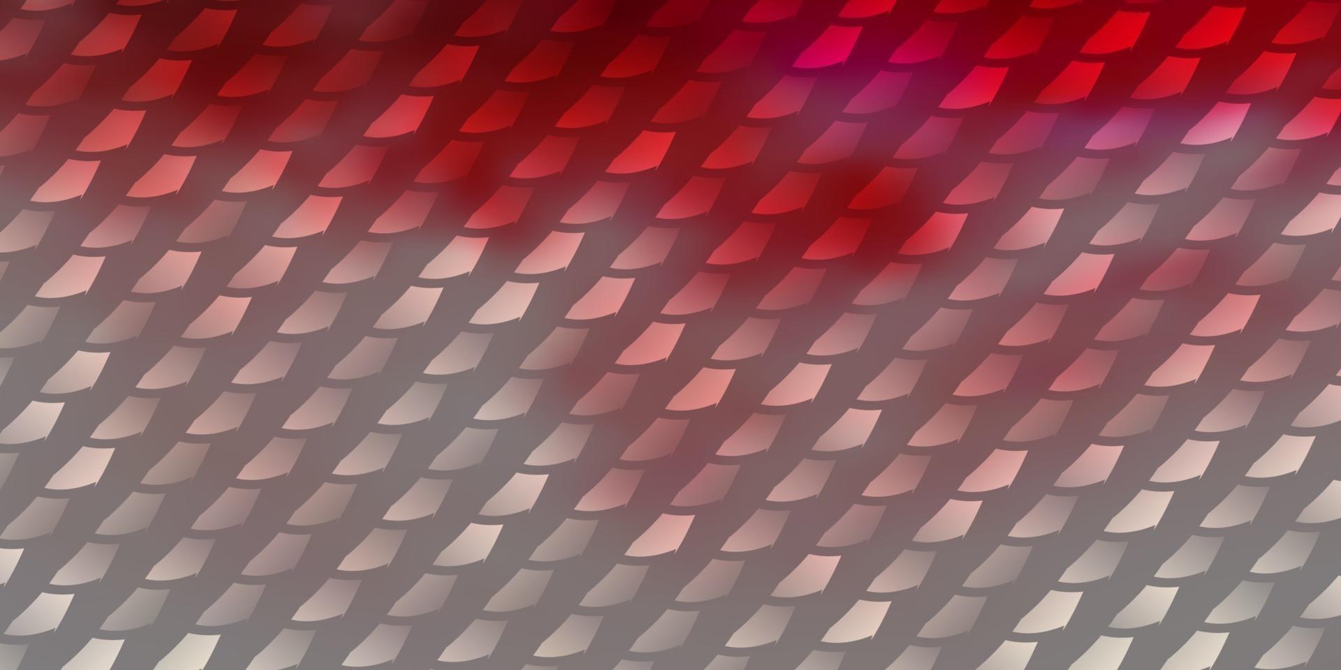 ljusrosa, röd vektorbakgrund med rektanglar. vektor