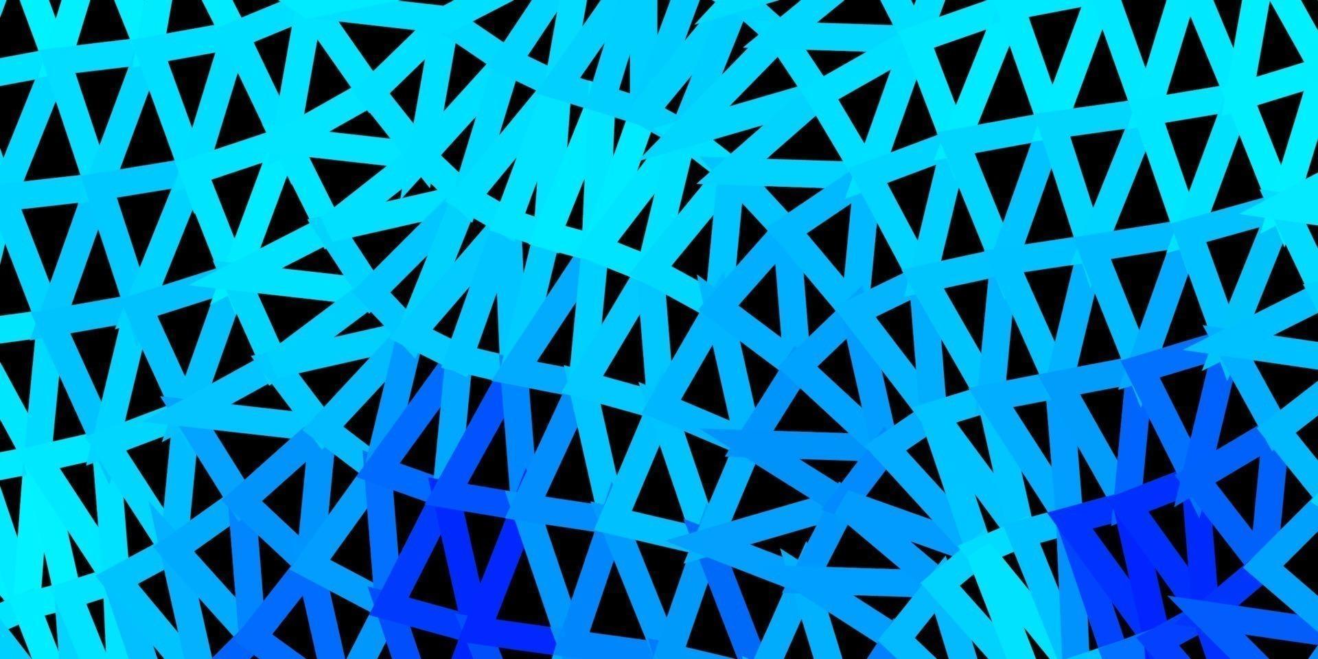 Polygonales Muster des hellblauen Vektors. vektor