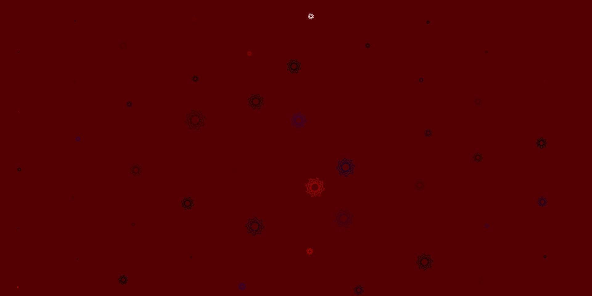 hellrosa, rotes Vektormuster mit abstrakten Formen. vektor