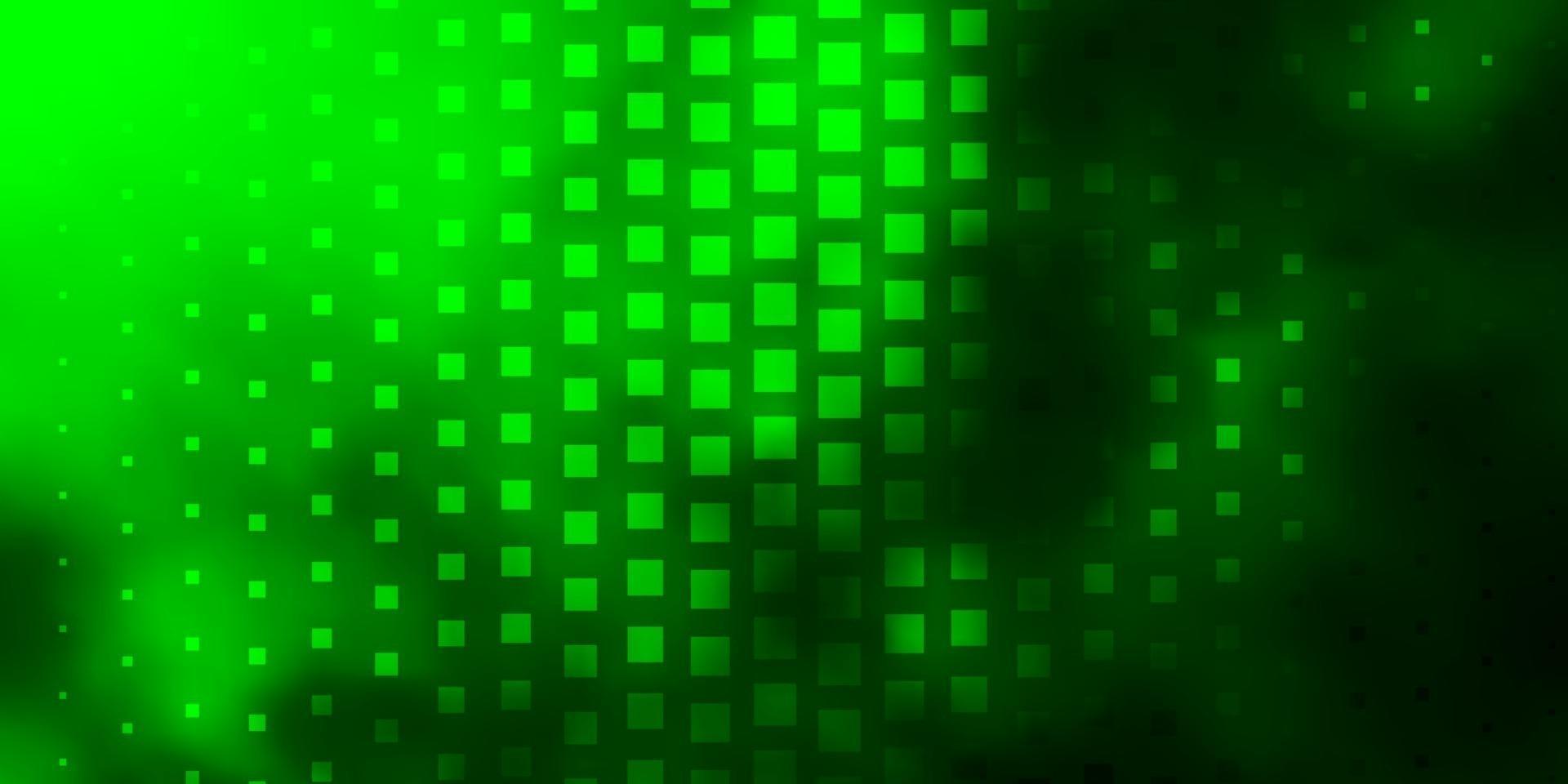 dunkelgrüne Vektorschablone in Rechtecken. vektor