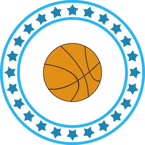 Vektor-Basketball-Symbol vektor