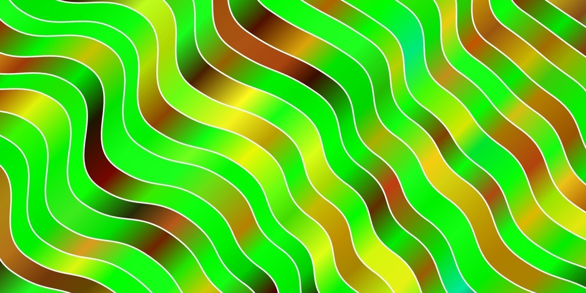 mörk flerfärgad bakgrund med böjda linjer. vektor