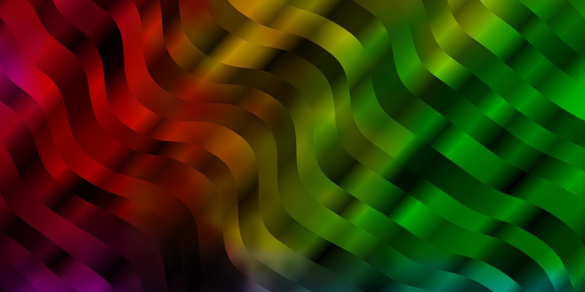 ljus flerfärgad vektorbakgrund med kurvor. vektor