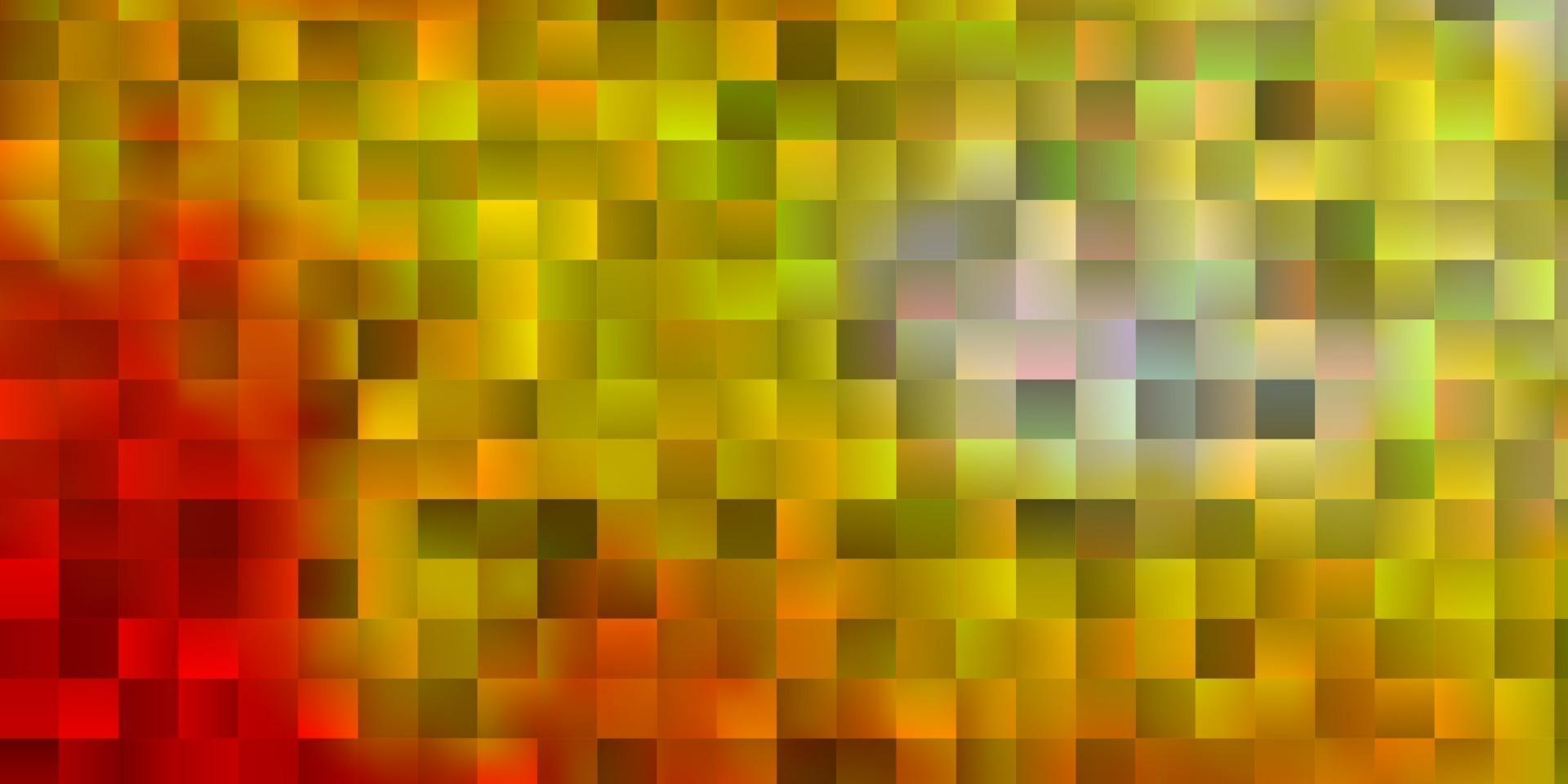 ljus orange vektor bakgrund med rektanglar.