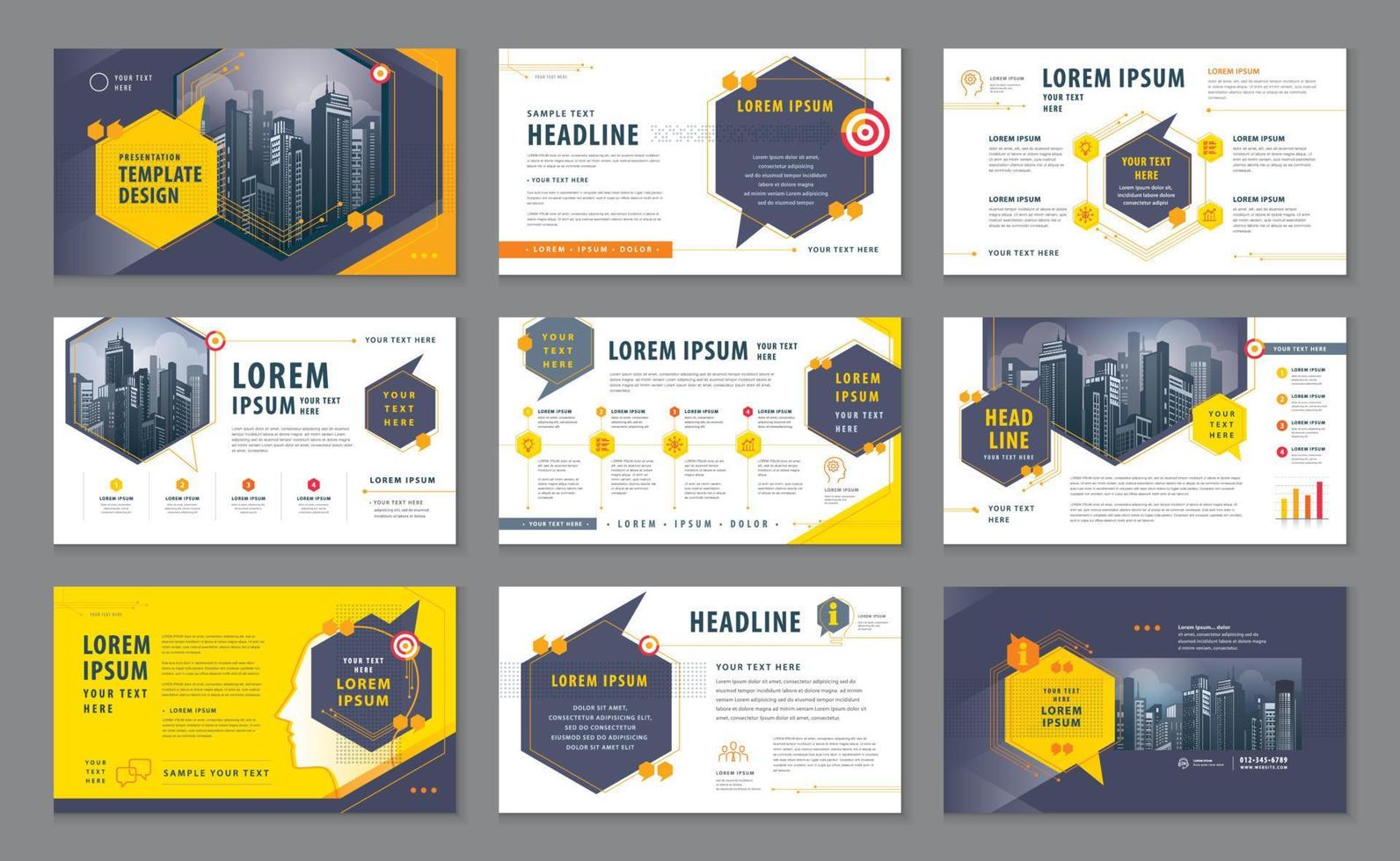 moderne sprechblase elemente vorlagen design-set für broschüren, flyer, broschüren, website-design, abstrakte präsentationsvorlagen. vektor