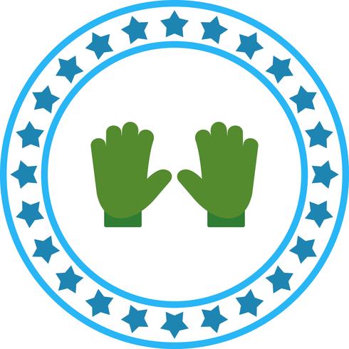 Vektor-Handschuh-Symbol vektor