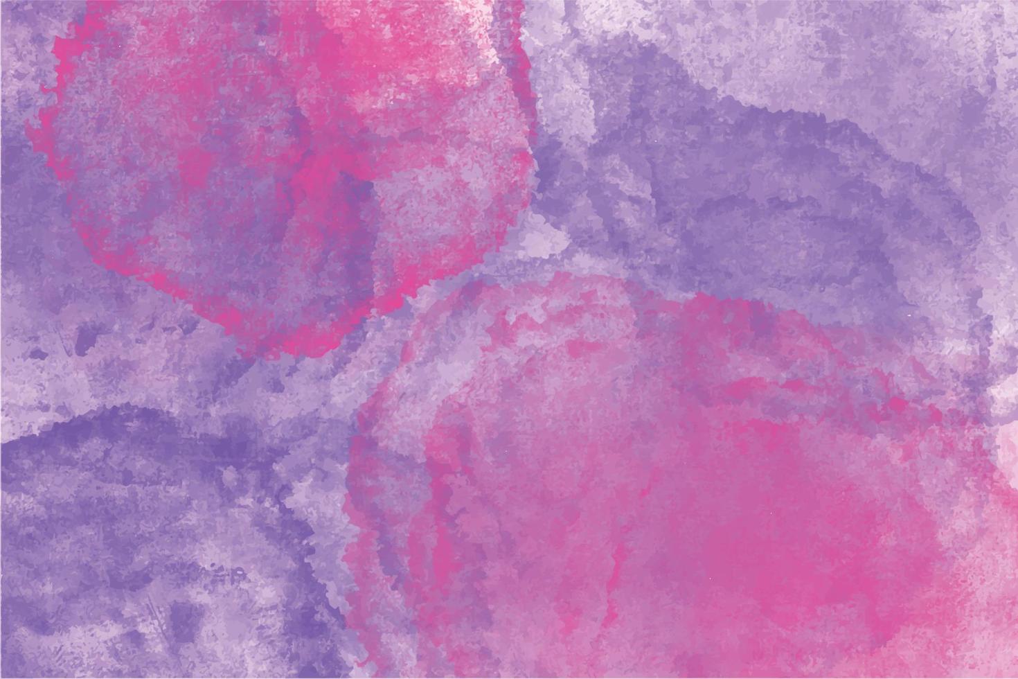 rosa lila aquarellfarbener hintergrund vektor