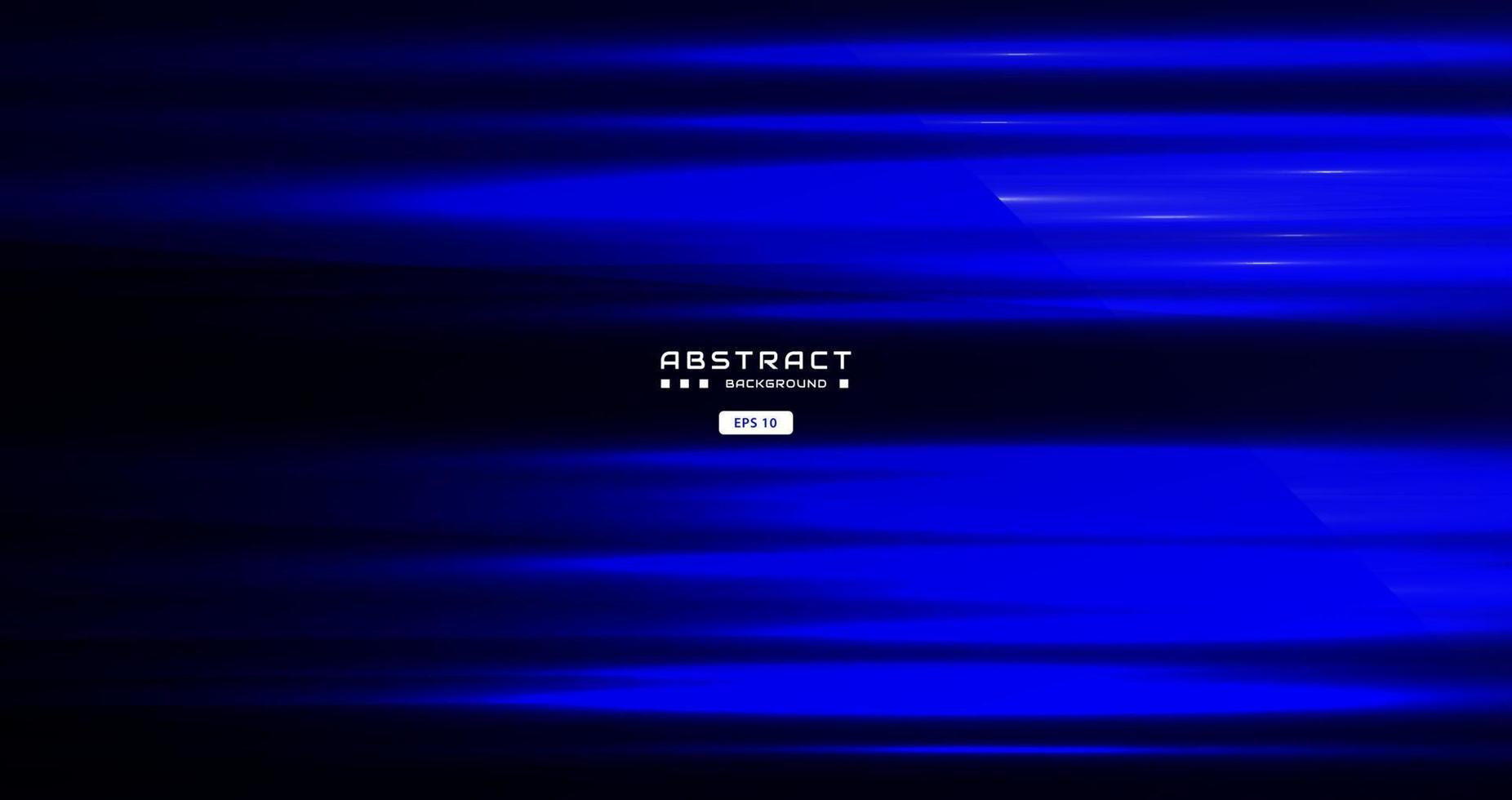 mörkblå bakgrund med abstrakt ljus fyrkantig form, pil, dynamisk och sport banner koncept. vektor