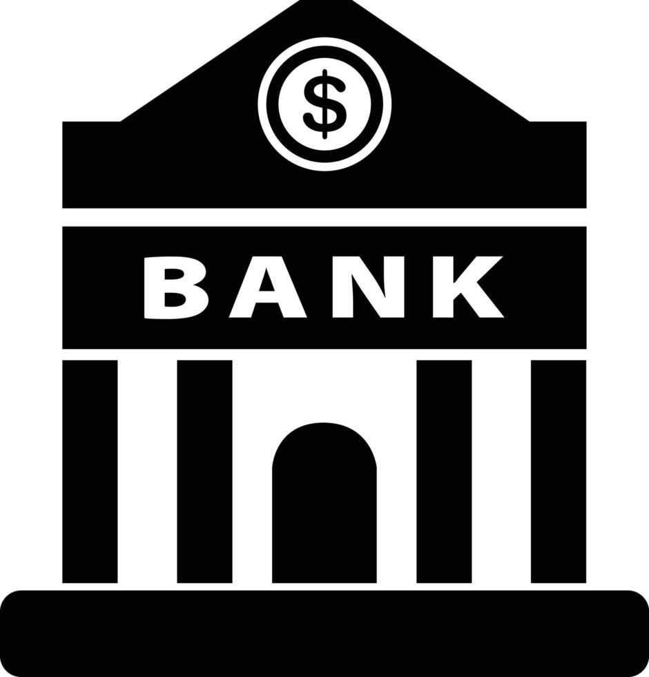 Bank-Icon-Vektor vektor