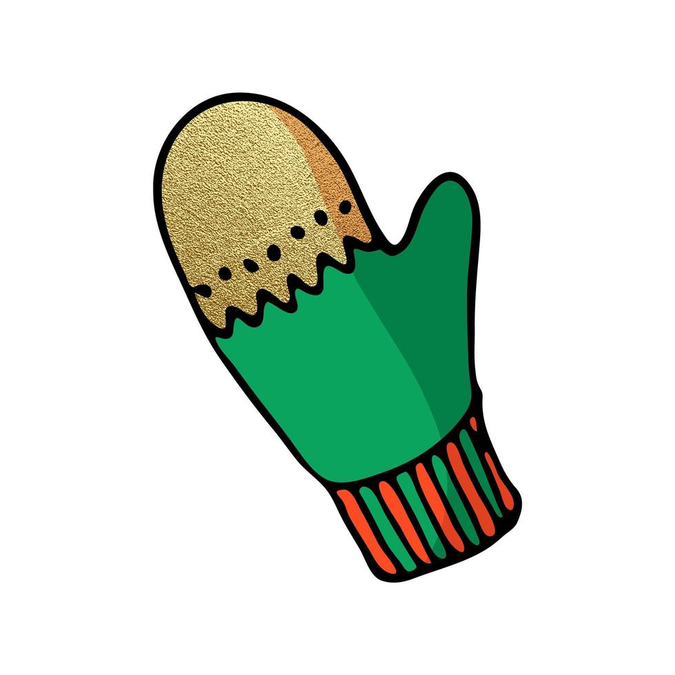 Weihnachtsclipart, handgezeichnetes Symbol. Vektor-Illustration vektor