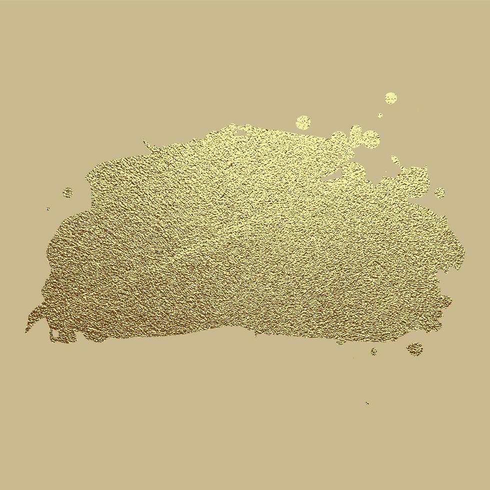 vektor guld målardrag. abstrakt guld glittrande texturerad konst illustration.