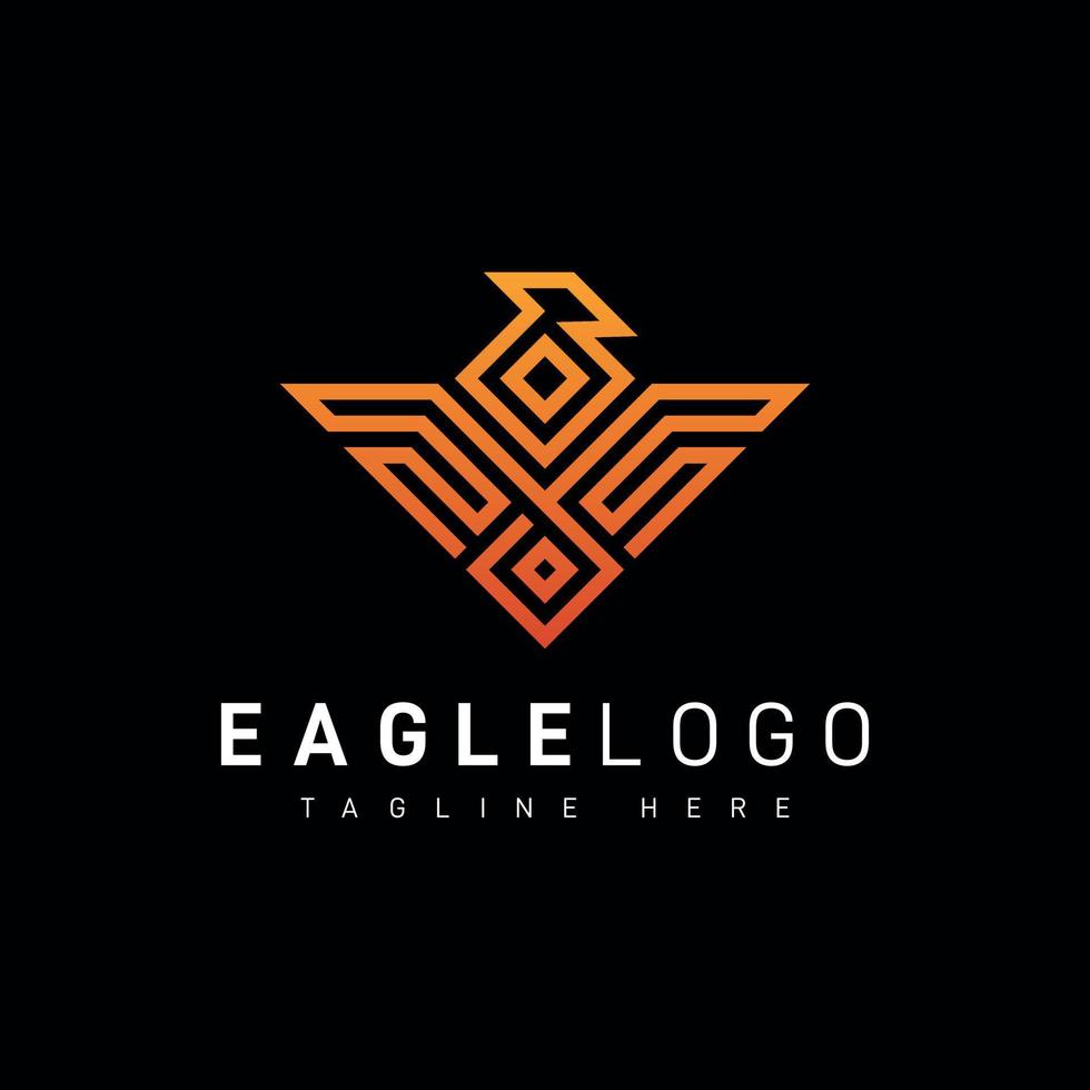 eagle logotyp formgivningsmall vektor