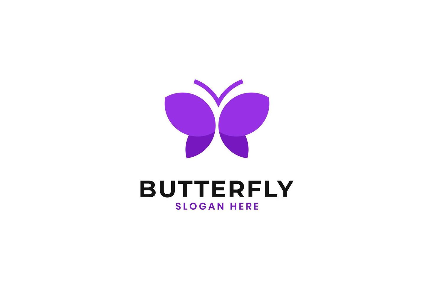 Schmetterling Logo Design Vektor