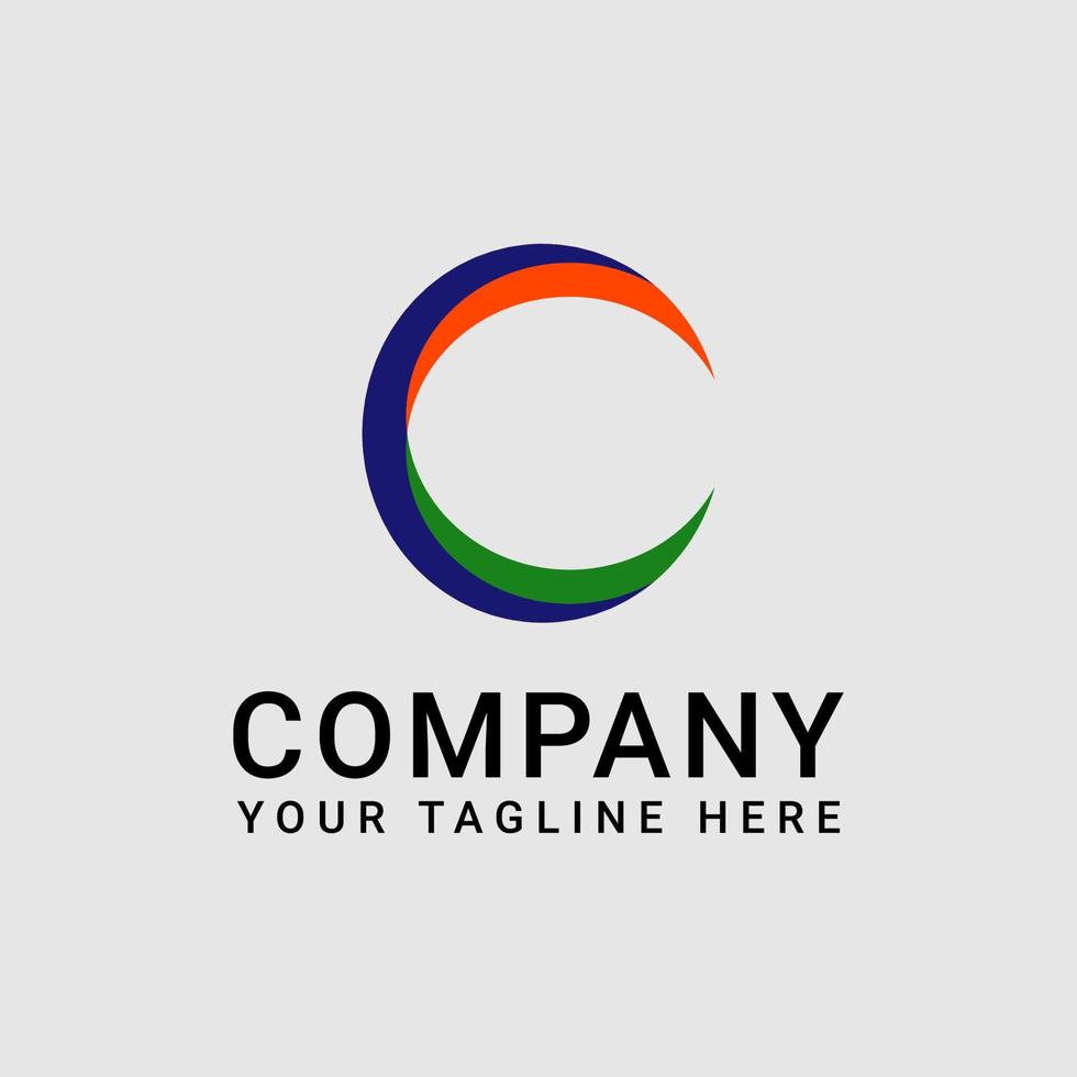 c-Buchstaben-Logo-Vektor für Ihr Unternehmen vektor