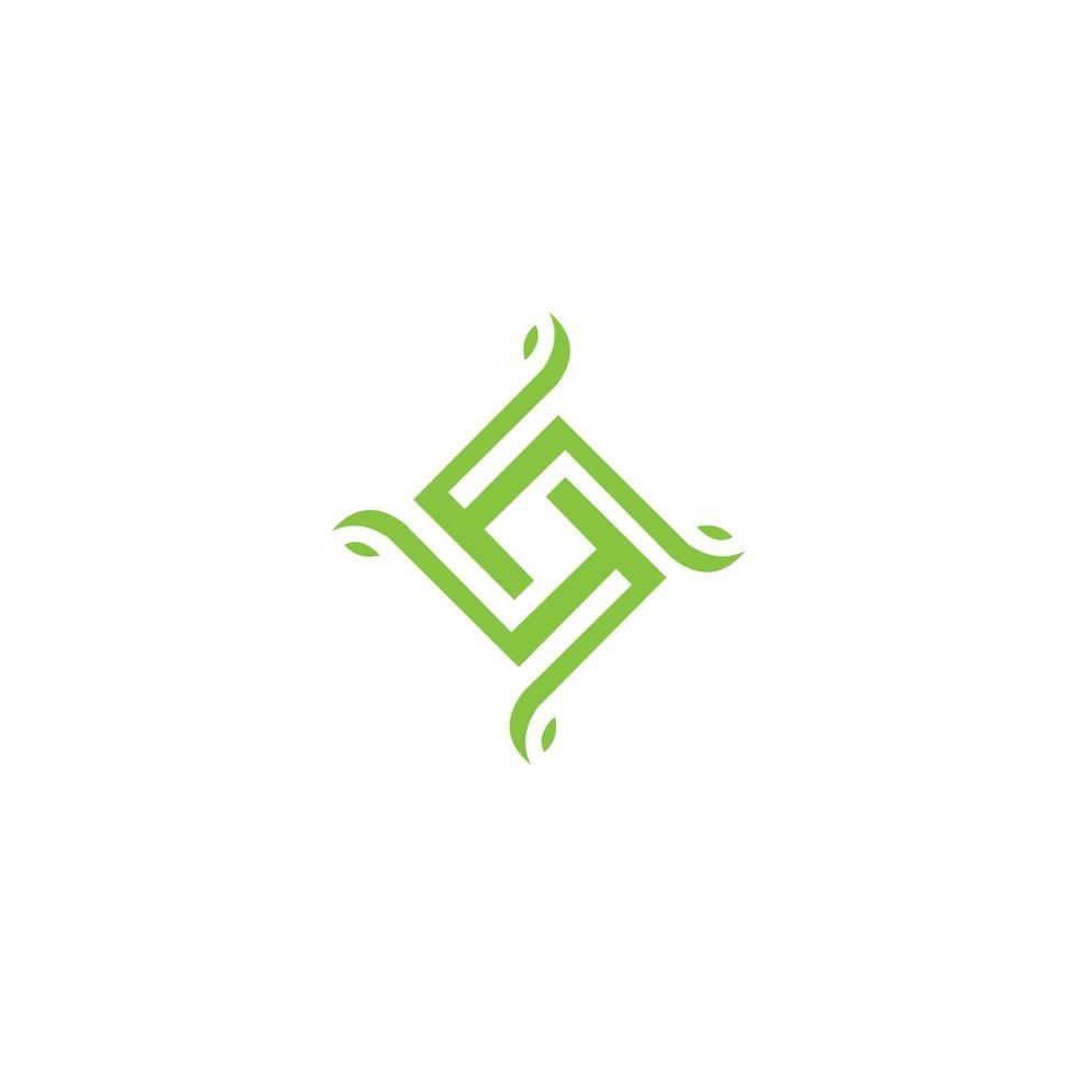 Buchstabe fs Monogramm Logo Vektor