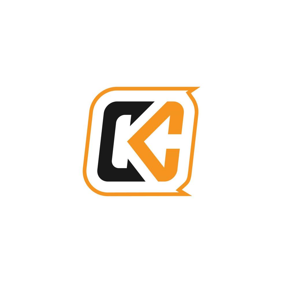 kc logotyp vektor