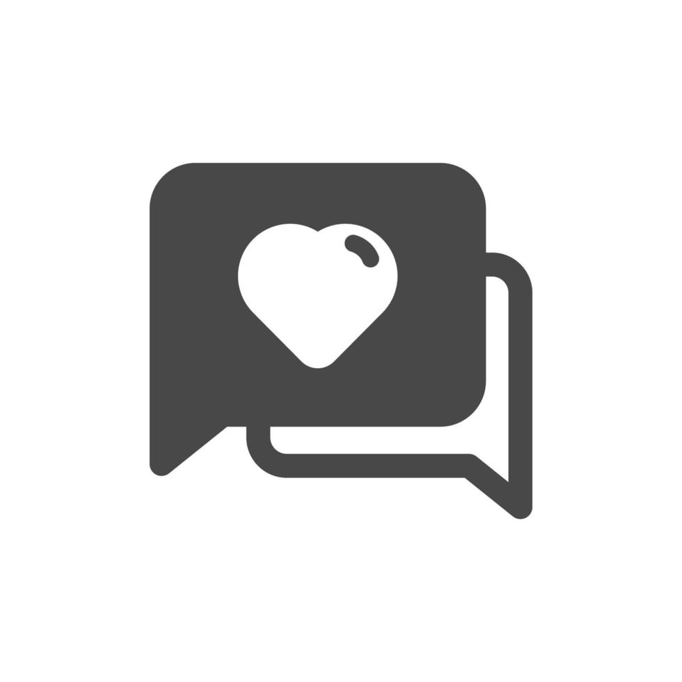 Liebes-Chat-Illustration vektor