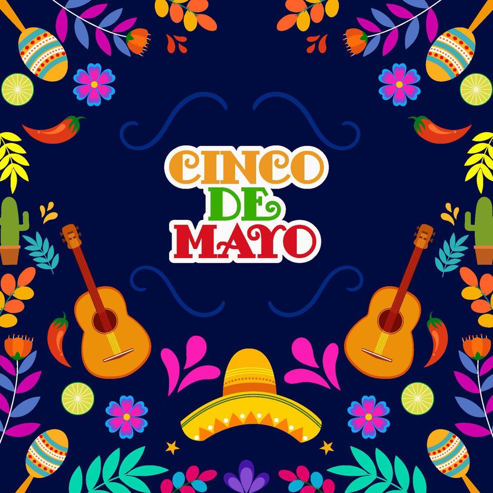 cinco de mayo hintergrund vektor