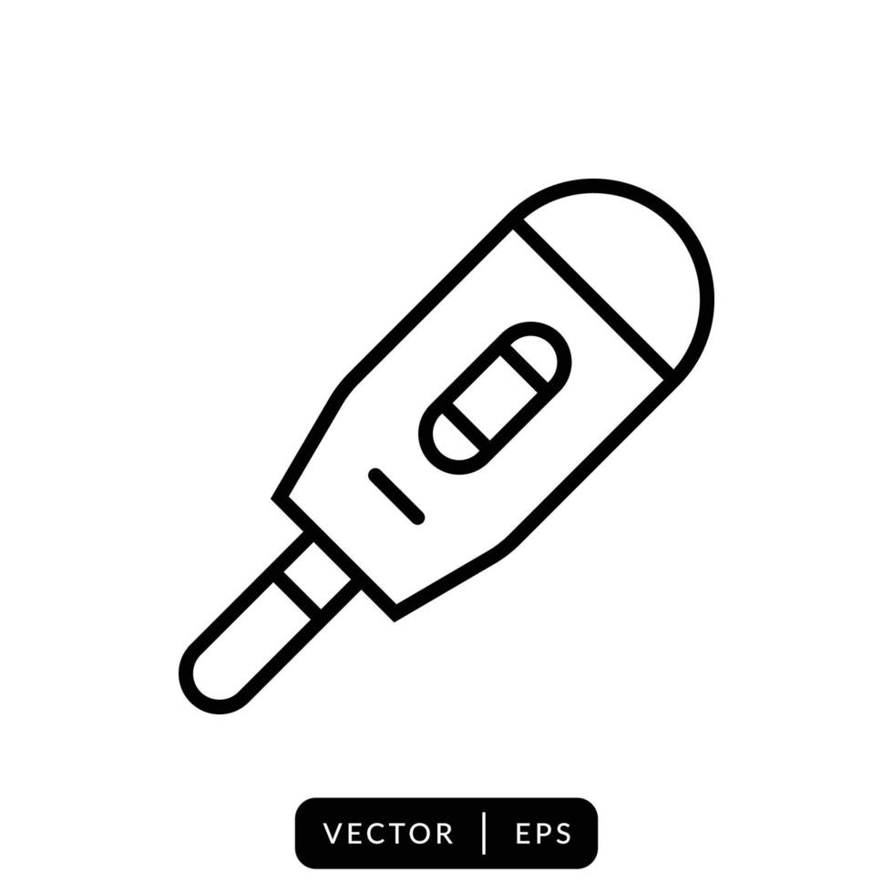 termometer ikon vektor - symbol tecken design