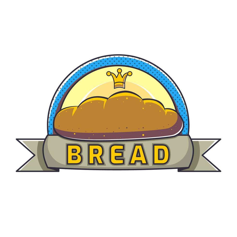 bröd logotyp koncept illustration vektor