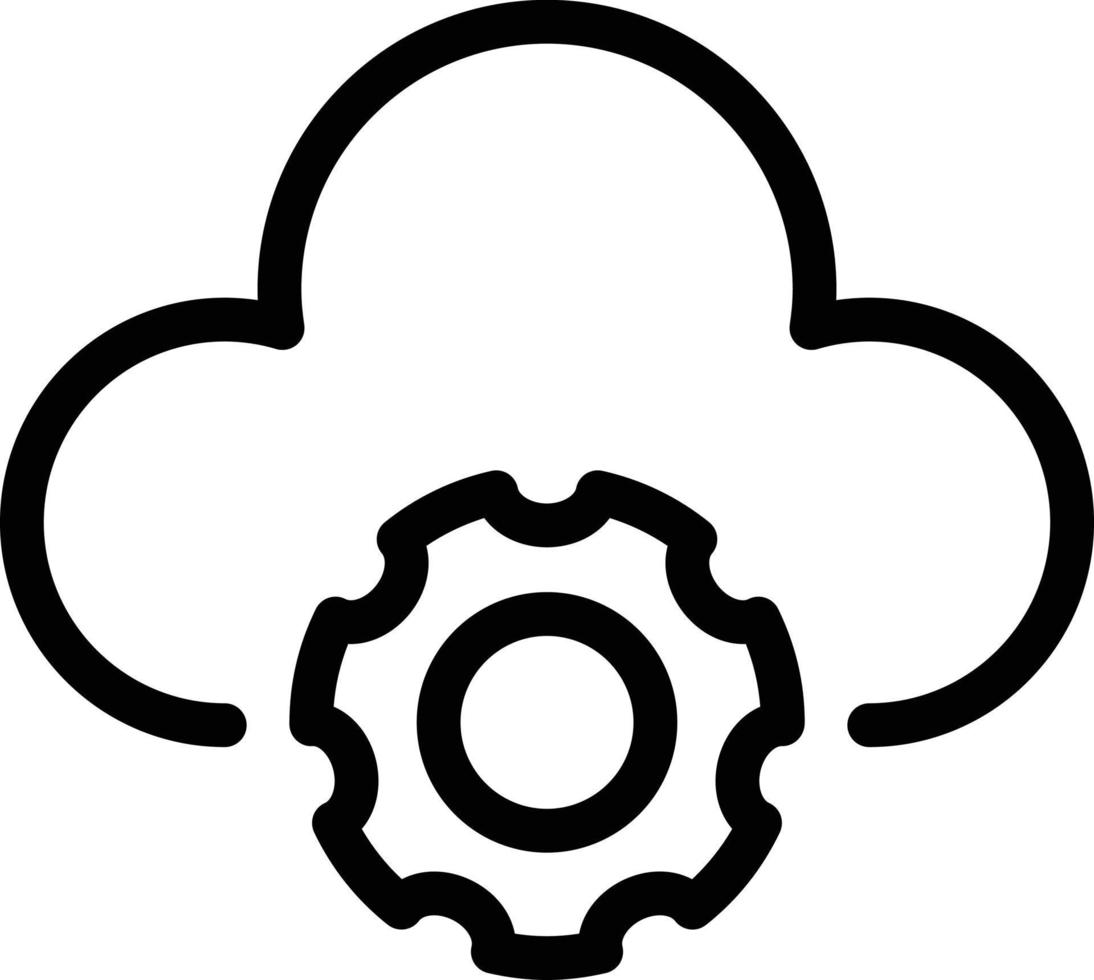 Cloud-Vektor-Illustration auf einem Hintergrund. Premium-Qualitätssymbole. Vektorsymbole für Konzept oder Grafikdesign. vektor