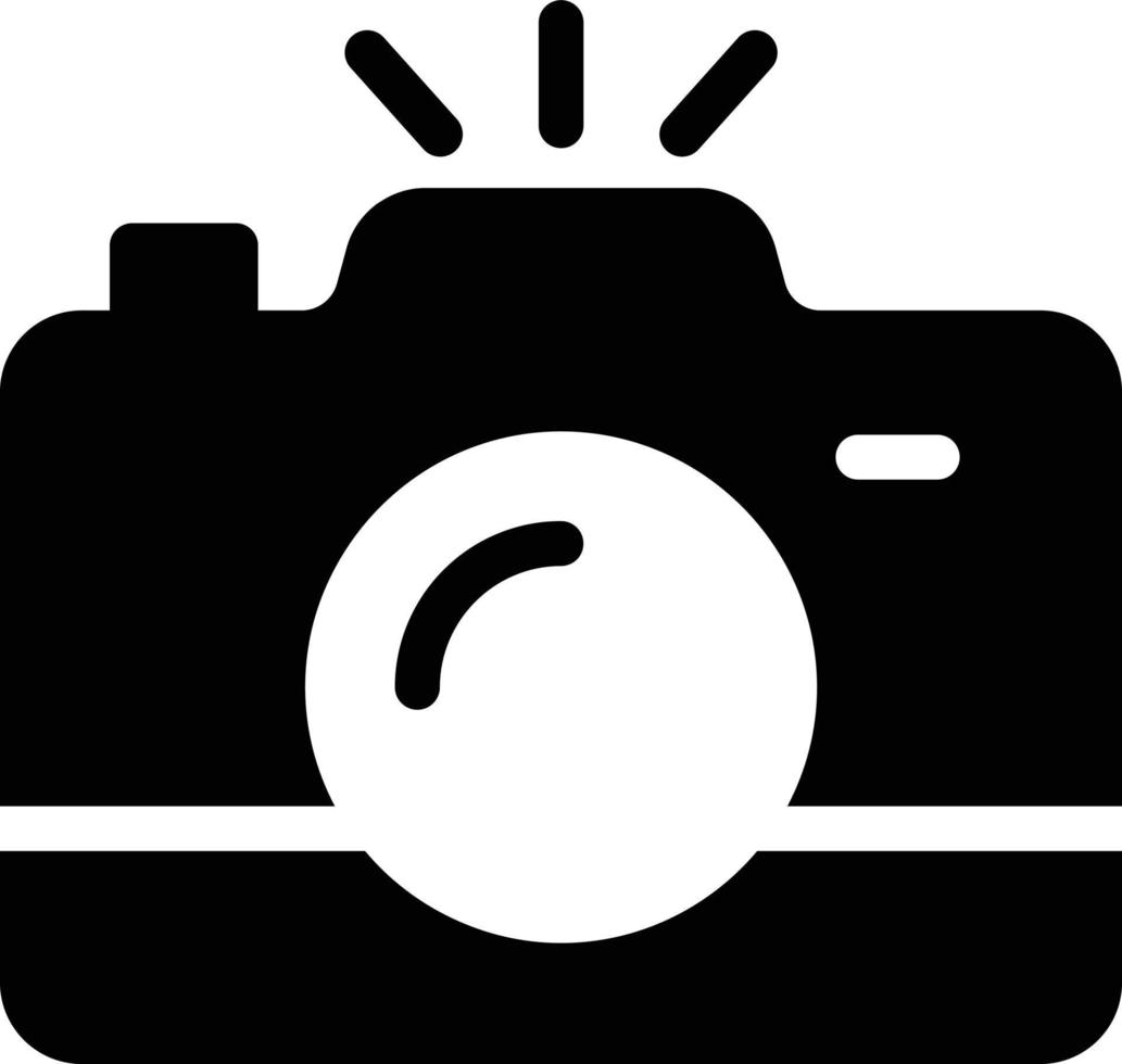 Kamera-Vektor-Illustration auf einem Hintergrund. Premium-Qualitätssymbole. Vektorsymbole für Konzept oder Grafikdesign. vektor