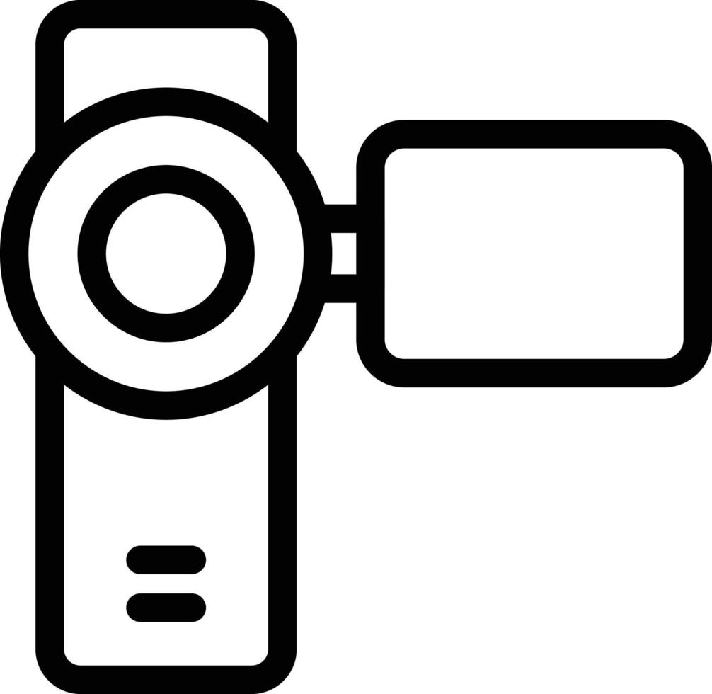 Kamera-Vektor-Illustration auf einem Hintergrund. Premium-Qualitätssymbole. Vektorsymbole für Konzept oder Grafikdesign. vektor