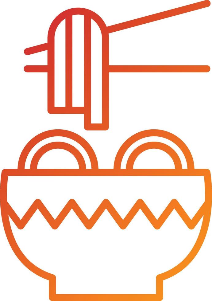 Pasta-Symbol-Stil vektor