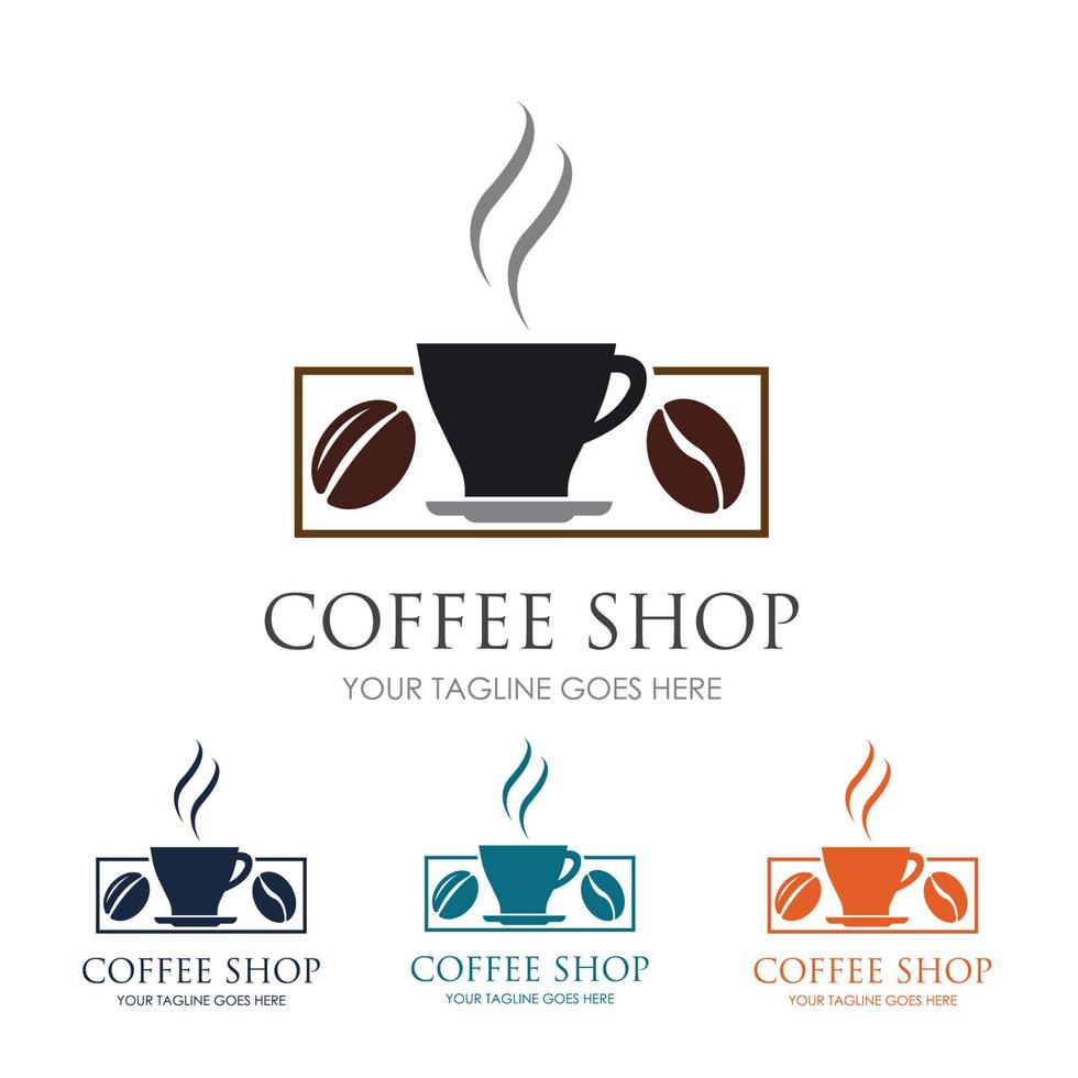 Coffeeshop-Logo vektor