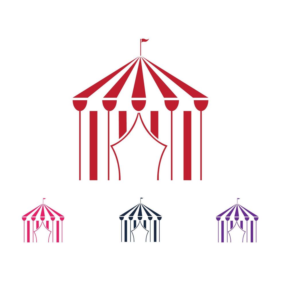 Zirkus-Logo-Vektor vektor
