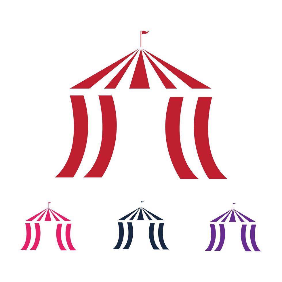 cirkus logotyp vektor