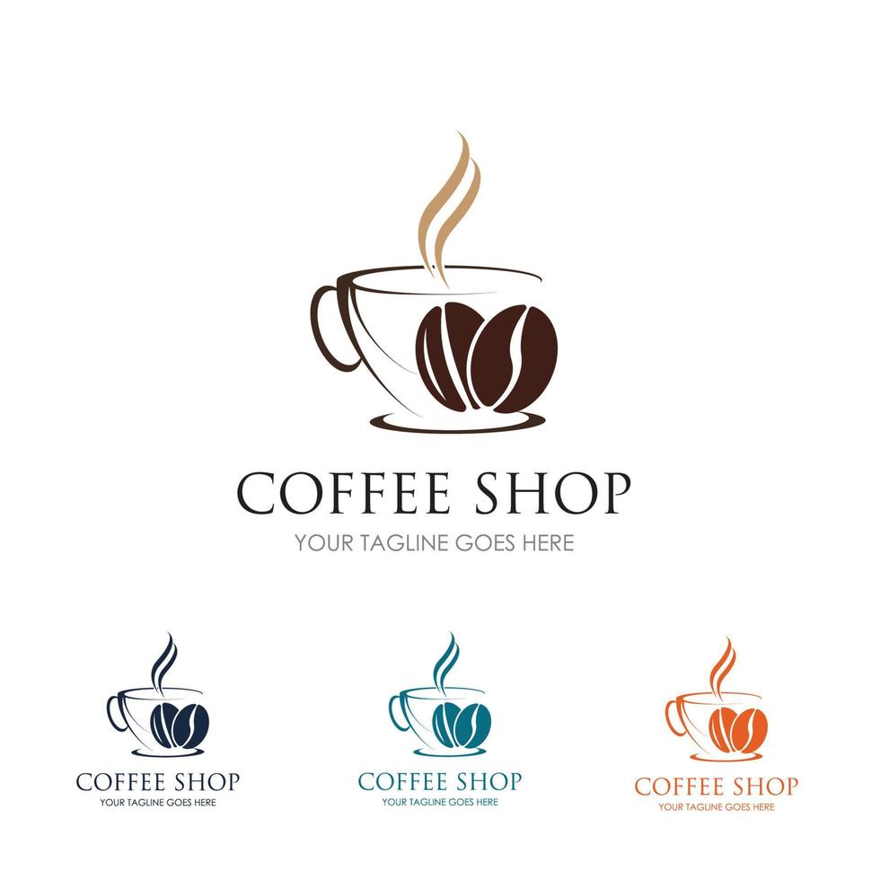 Coffeeshop-Logo vektor